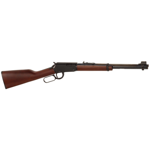 HENRY LEVER ACTION YOUTH - 22S/L/LR 16" BLUED WALNUT