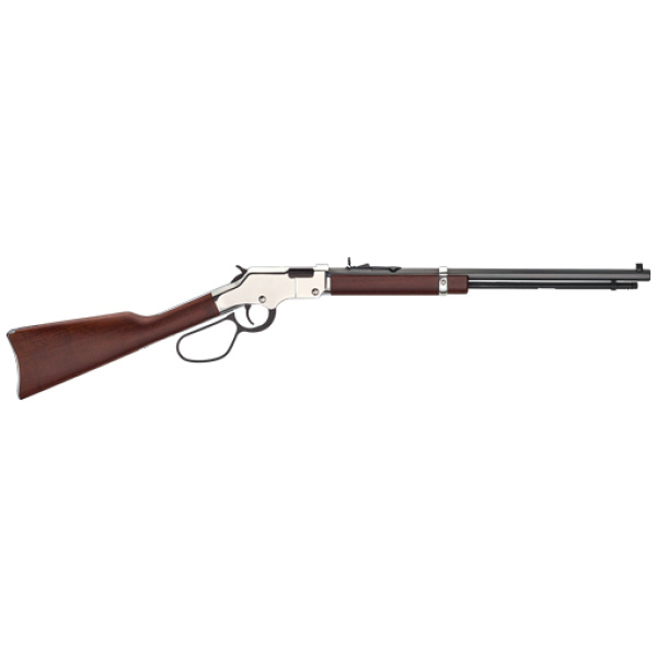 HENRY GOLDEN BOY SILVER 22LR - 20" OCTAGON WALNUT LARGE LOOP