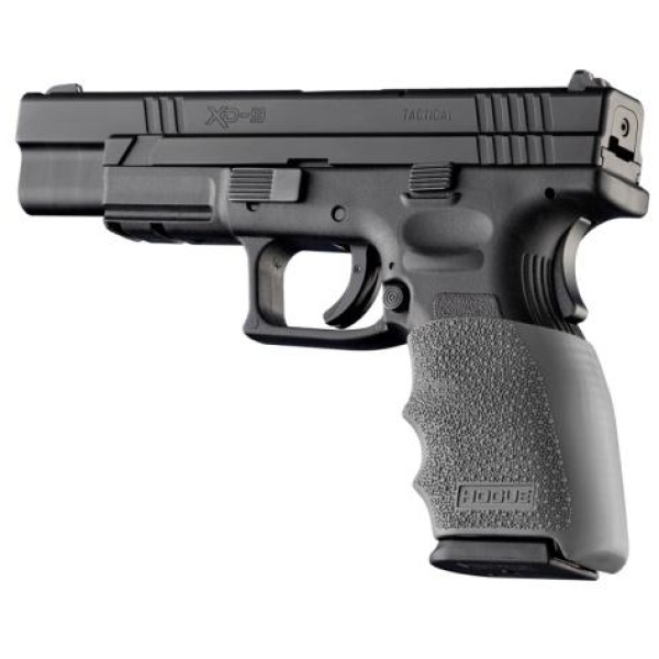 Hogue Handall Hybrid Grip Sleeve for Springfield XD Full Size 9mm Luger/.357 Sig/.40 S&W Slate Grey