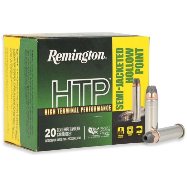 Remington HTP Handgun Ammunition .38 Spl(+P) 110gr SJHP 995 fps 20/rd