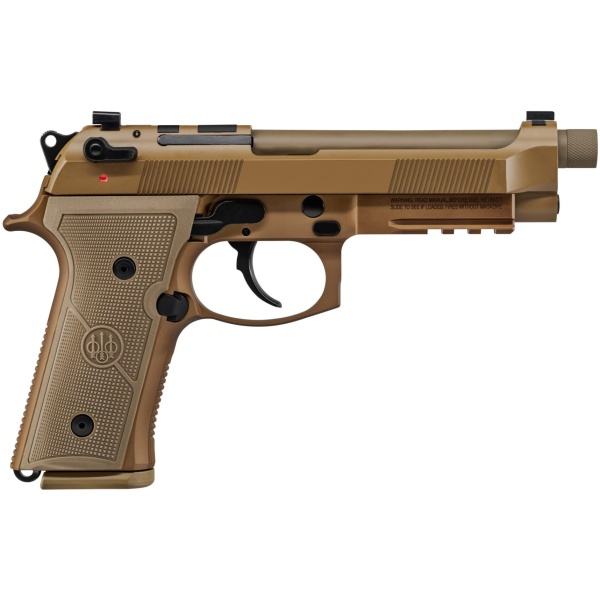 Beretta M9A4 Centurion G Handgun 9mm Luger 18rd Magazines(3) 4.8" Barrel FDE Cerakote