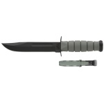 KA-BAR FIGHTING/UTILITY KNIFE - 7" W/PLASTIC SHEATH F-GREEN