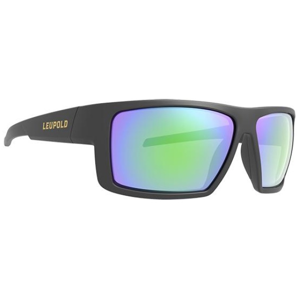 Leupold Switchback Shooting Glasses Matte Black with Emerald Mirror