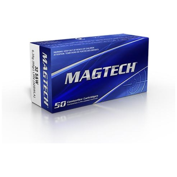 Magtech Handgun Ammunition .32 S&W Long 98gr LRN 705 fps 50/ct