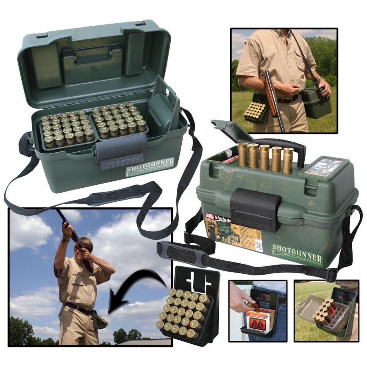 Mtm shotgun hunter box 12 gauge wild camo - image 1