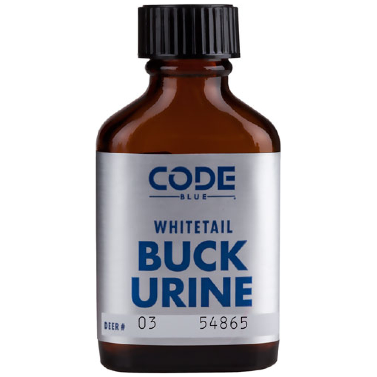 Oa1003. Jpg - code blue deer lure buck - urine 1fl ounce bottle - oa1003