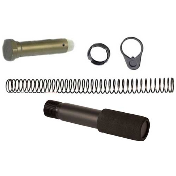 J&E PISTOL BUFFER TUBE COMBO - KIT BLACK
