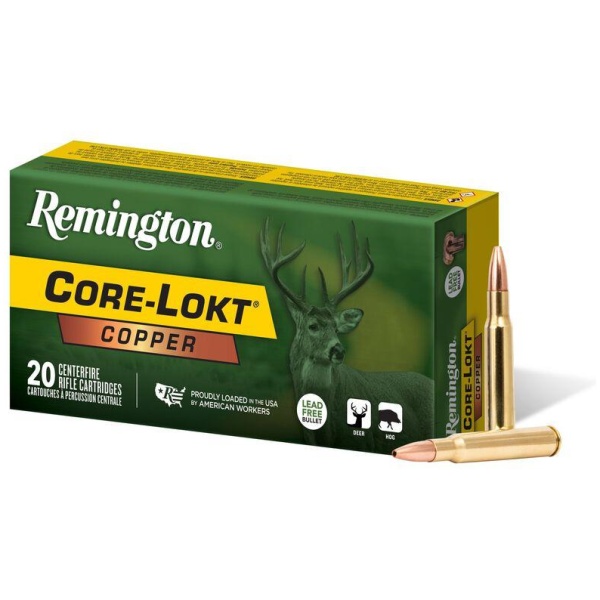 Remington Core-Lokt Copper Rifle Ammunition .270 Win 130gr CHP 3060 fps 20/ct