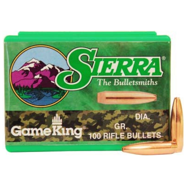 SIERRA BULLETS .30 CAL .308 - 165GR HP-BT 100CT