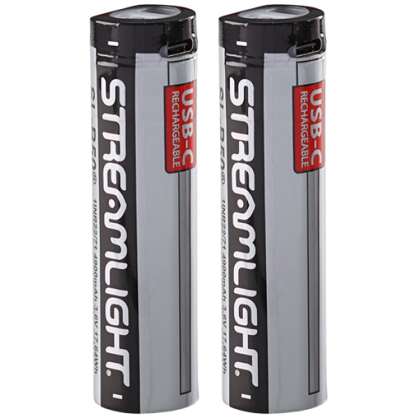 STREAMLIGHT SL-B50 USB BATTERY - 2-PACK