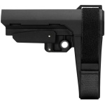 SB Tactical SBA3 5-Position Adjustable Stock for AR-15 Platforms- Black