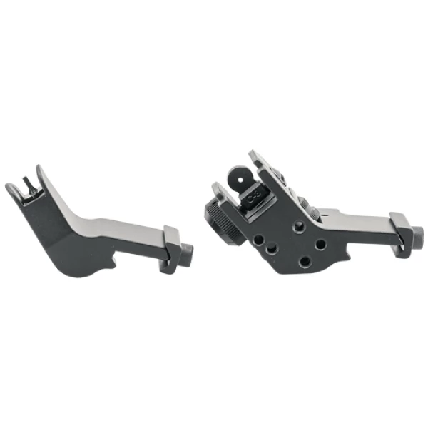 JE FIXED FRONT/REAR SIGHT - 45 DEGREE OFFSET ALUMINUM BLK