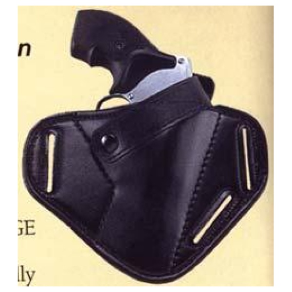 Uncle Mike's Sidekick Super Belt Slide Holsters Black Fits 2" Small Frame 5-Shot Revolvers