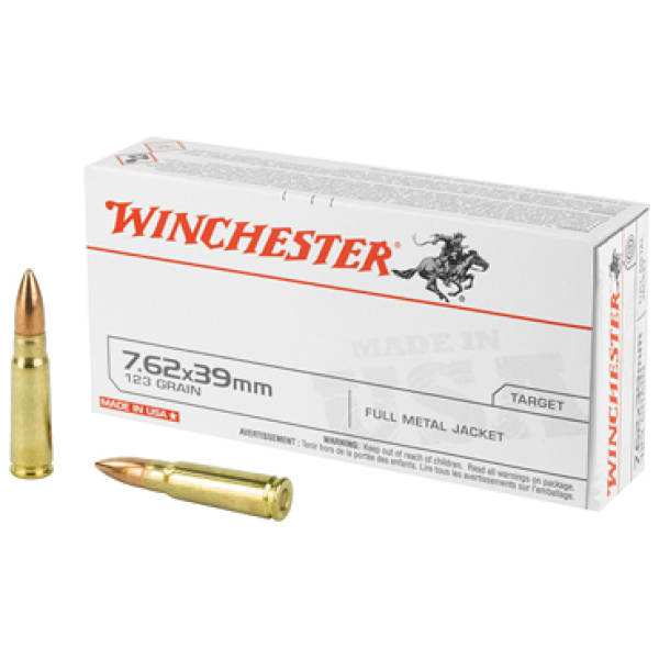 WIN USA 762X39 123GR FMJ 20/200