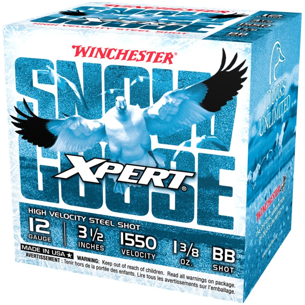 Wnwxs12lbb-1. Jpg - winchester xpert snow goose shotshells 12 ga 3. 5" 1-3/8 oz 1550 fps #bb 25/ct - wnwxs12lbb 1