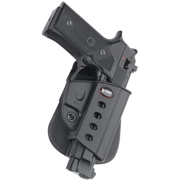 Fobus Evolution Series Paddle Holster For Beretta Vertec in Black Right Hand