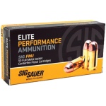 Sig Elite Performance Handgun Ammunition 10mm Auto 180 gr FMJ 1250 fps 50/ct