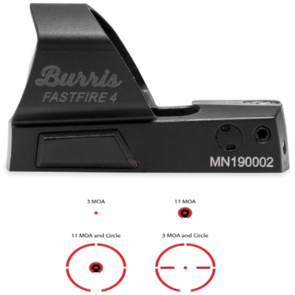 BURRIS OPTICS FASTFIRE IV MULTI-RETICLE