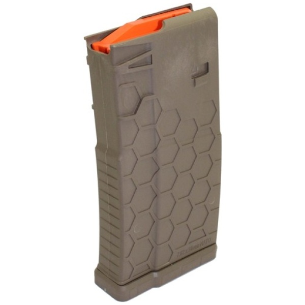 HEXMAG MAGAZINE SR-25 .308 WIN - 10RD FDE POLYMER