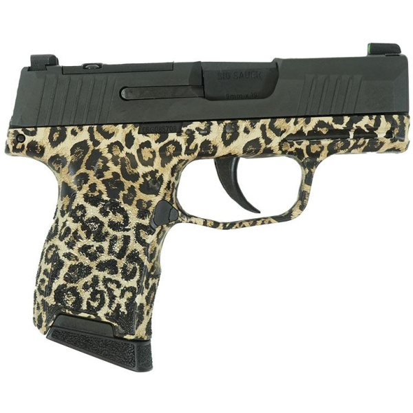 Sig Sauer P365 Leopard Print Optic Ready Handgun 9mm Luger 10rd Magazines(2) 3.1" Barrel X-RAY 3 Sights