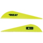 BOHNING HEAT VANE 2.5" - SOLID NEON YELLOW 36PK