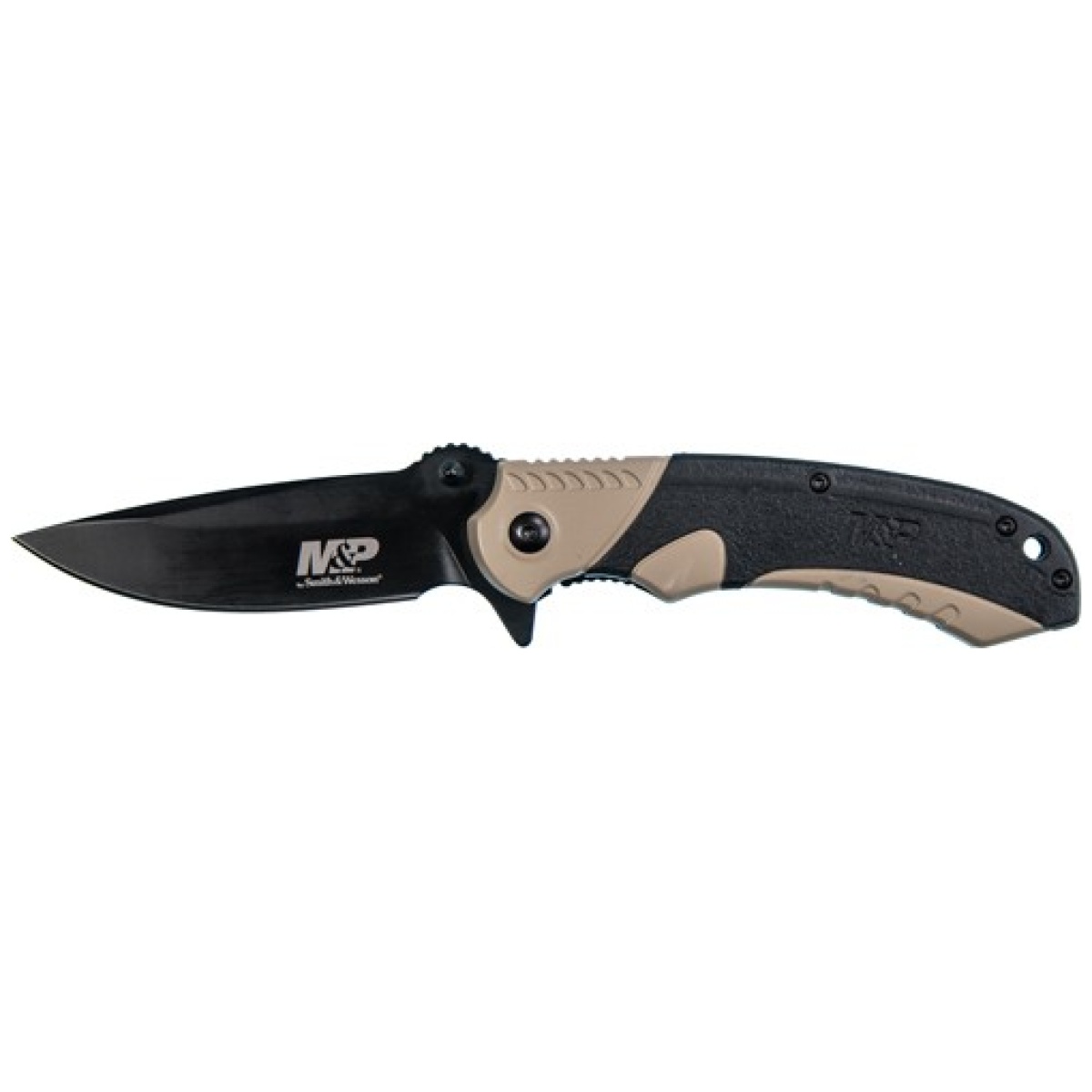 1085905. Jpg - s&w knife m&p m2. 0 ultra glide - 2. 75" folding blade black/fde - 1085905