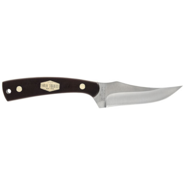 OLD TIMER KNIFE SHARPFINGER LG - 4" FIXED SS DELRIN W/SHEATH