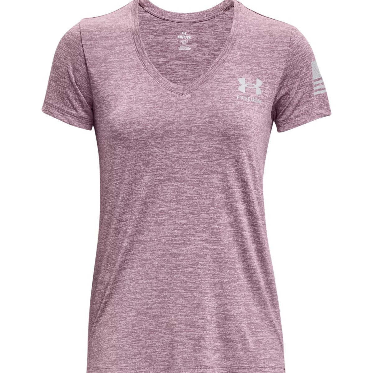 1369471501sm. Jpg - women's ua tech freedom short sleeve v-neck - 1369471501sm