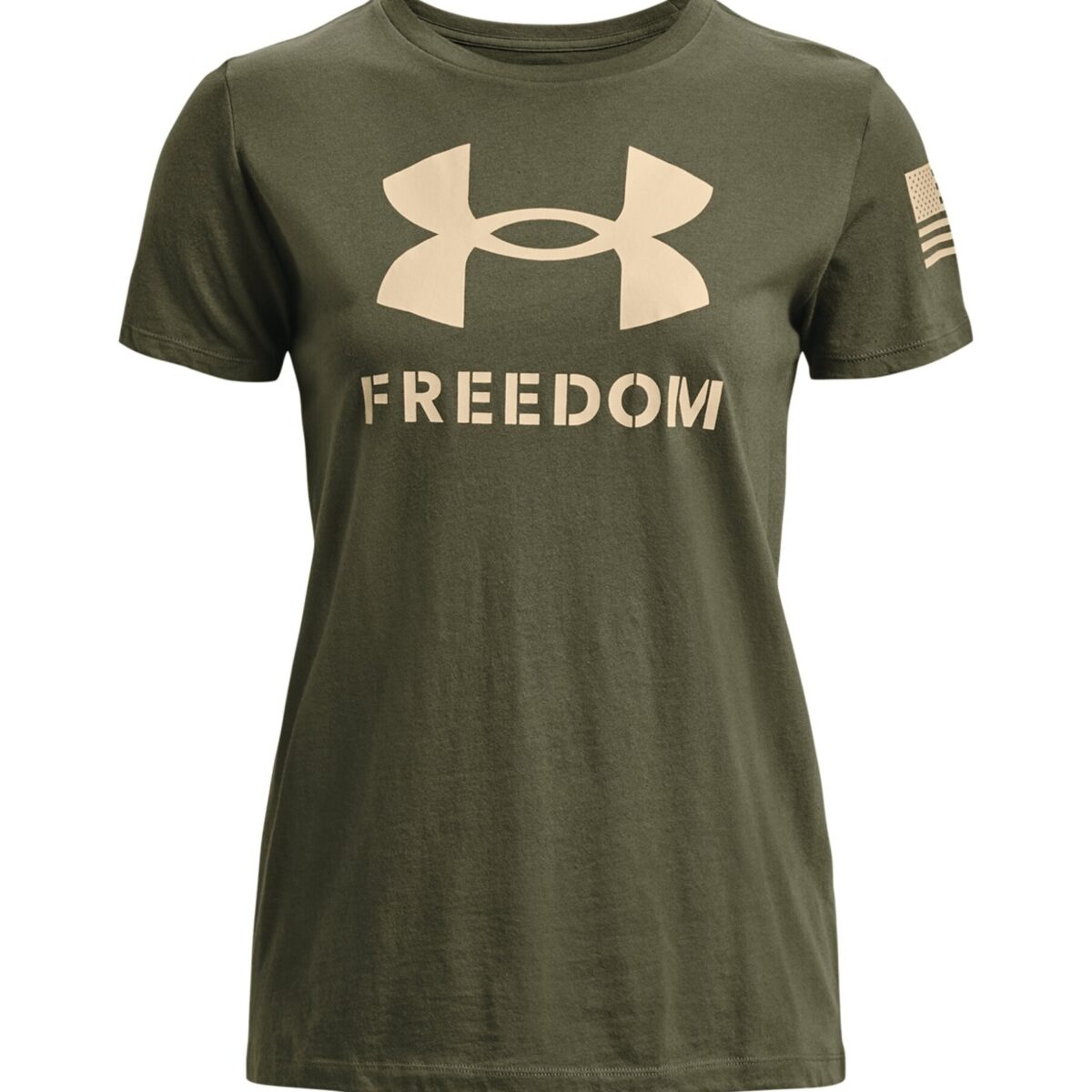 1370815391md. Jpg - women's ua freedom logo t-shirt - 1370815391md