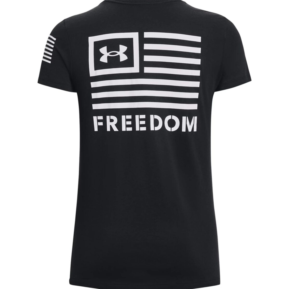 1370819001sm. Jpg - women's ua freedom banner t-shirt - 1370819001sm