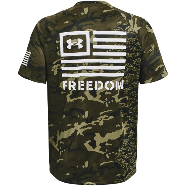 UA Freedom Tech Camo Short Sleeve