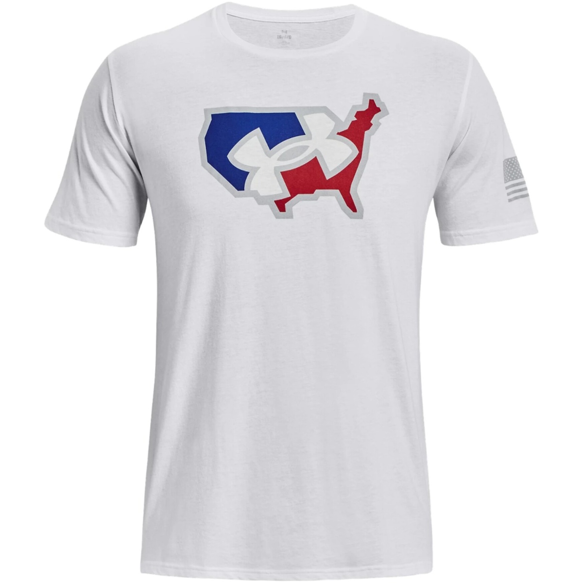 1379221100md. Jpg - ua freedom big flag logo lockup t-shirt - 1379221100md