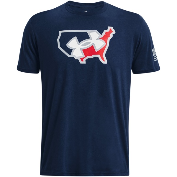UA Freedom Big Flag Logo Lockup T-Shirt