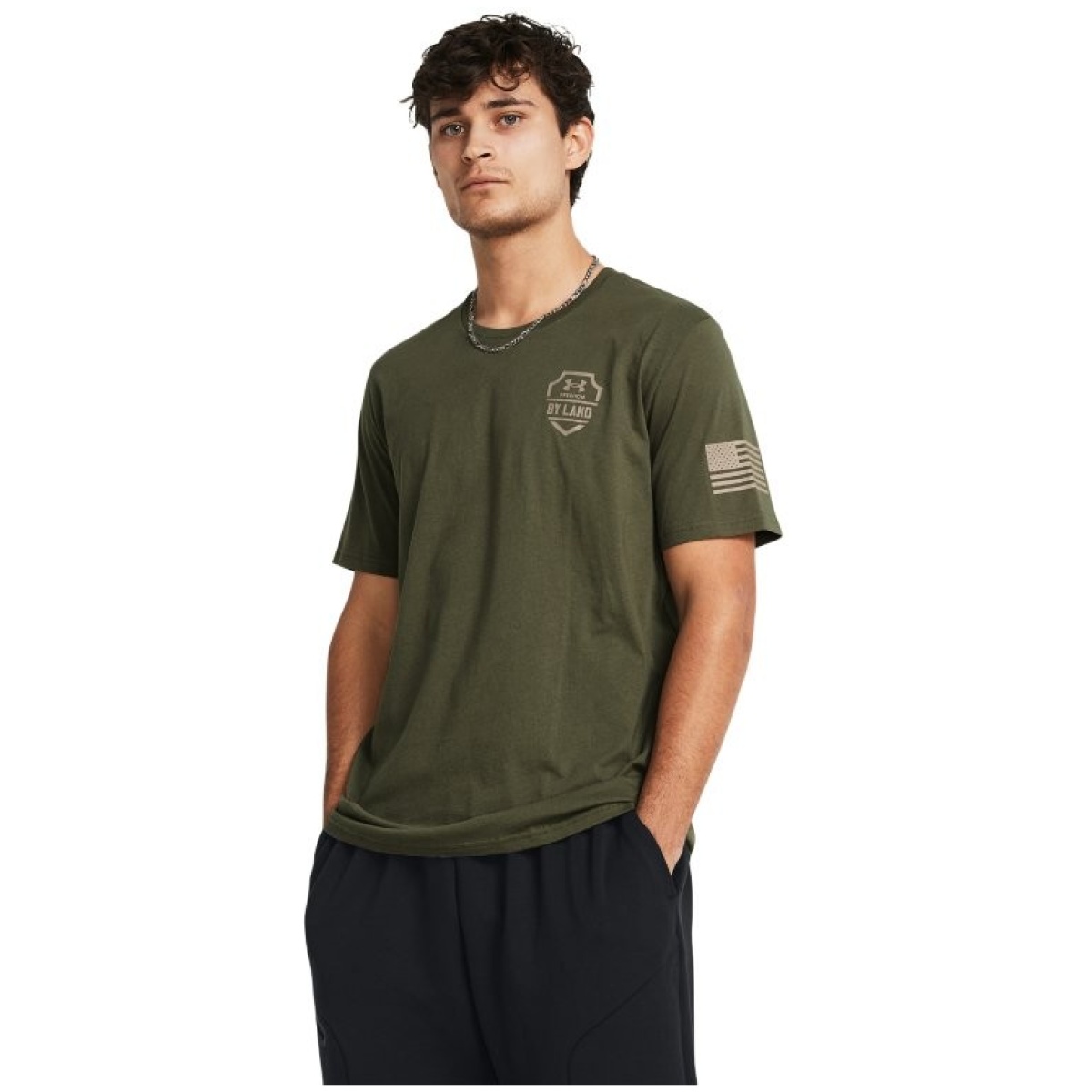 1385949390lg. Jpg - men's ua freedom by land t-shirt - 1385949390lg