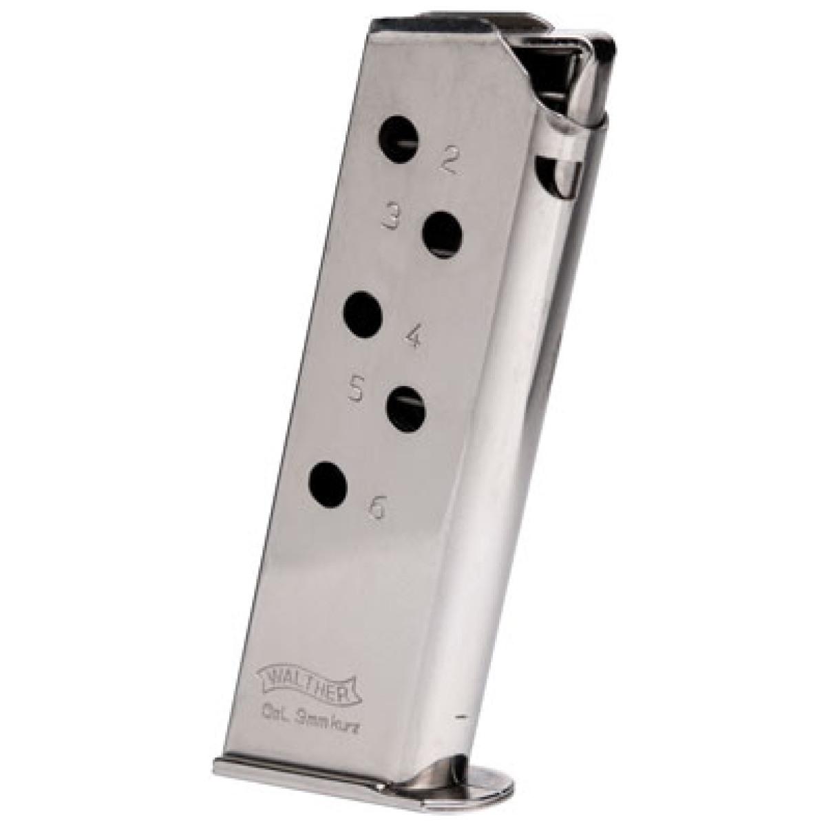 2246009. Jpg - walther magazine ppk 380 - 380acp 6rd nickel - 2246009