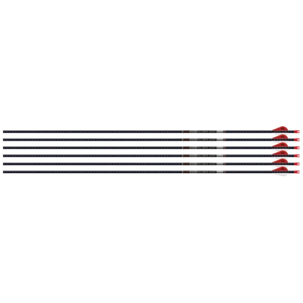 EASTON ARROW 5MM FMJ 500 W/ HO - 6-PACK W/ 2" BLAZER VANES