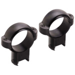 BURRIS ZEE RINGS  1" HIGH - STEEL MATTE