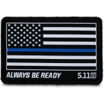 Thin Blue Line Woven Patch
