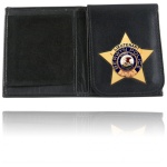 Book Style Badge Case, Flip Out Badge Flap