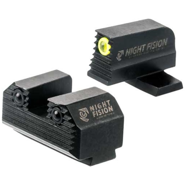 NIGHT FISION TRITIUM STEALTH - YELLOW RING SPRGFLD HELLCATSET