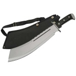 SZCO RITE EDGE 13.5" BLACK - BULLY MACHETE SS BLADE W/SHTH