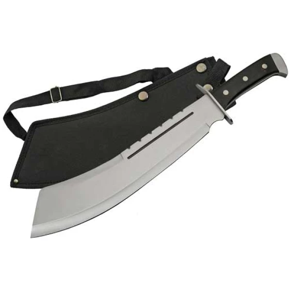 SZCO RITE EDGE 13.5" BLACK - BULLY MACHETE SS BLADE W/SHTH