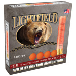 LIGHTFIELD 410 2.5" RUBBER - BUCK 4 PELLET 5RD 10BX/CS