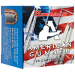 HORNADY AMERICAN GUNNER 9MM - LUGER +P 124GR XTP 25RD 10BX/C