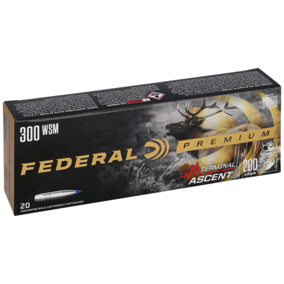 Ap300wsmta1. Jpg - federal 300 wsm 200gr terminal - ascent 20rd 10bx/cs - ap300wsmta1