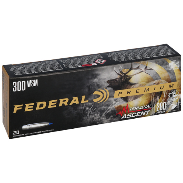 FEDERAL 300 WSM 200GR TERMINAL - ASCENT 20RD 10BX/CS