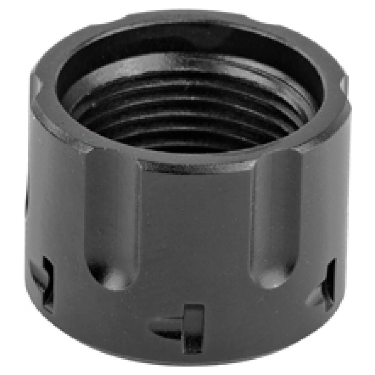 Backcyl-blk_1-2. Jpg - backup thrd prtctr 1/2x28 cyl blk - backcyl blk 1 2