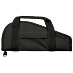 BULLDOG PISTOL CASE 18" BLACK - ACCESSORY POCKET & CARRY STRAP