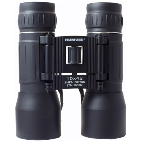 Humvee Compact Rubber Binocular - 10 x 42
