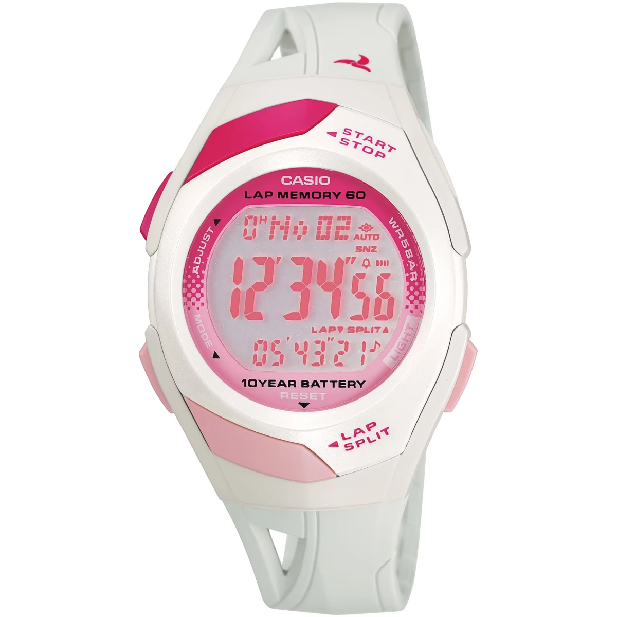 Cso-str300-7. Png - women's mid-size running watch w/ 60-lap memory - cso str300 7